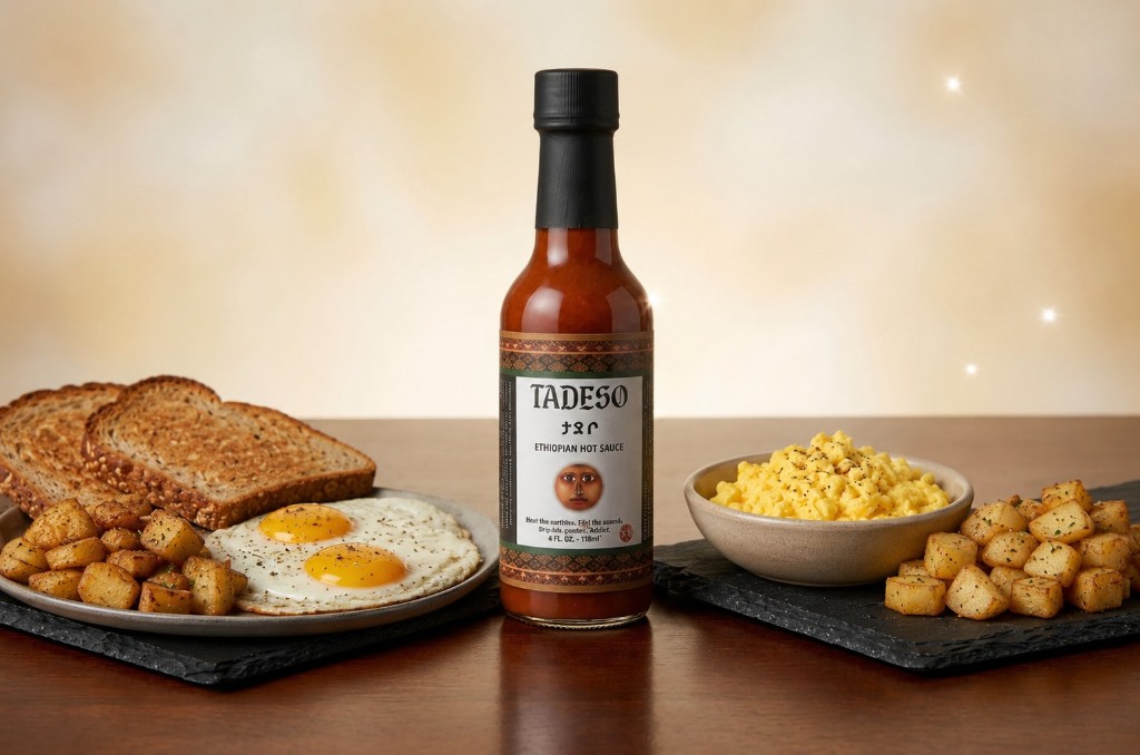 TADESO — traditional heat with a modern breakfast table